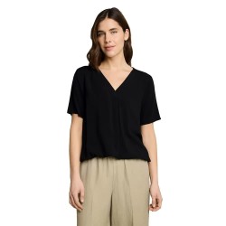 Tom tailor 1051084 short sleeve blouse - Black (Deep Black) дамски,блузи,tom,tailor,1051084,short,sleeve,blouse,black,(deep,black)