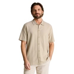 Риза с къс ръкав Tom tailor 1052156 short sleeve shirt - Beige (Cashew Beige) риза,с,къс,ръкав,дамски,ризи,мъжки,ризи,tom,tailor,1052156,short,sleeve,shirt,beige,(cashew,beige)