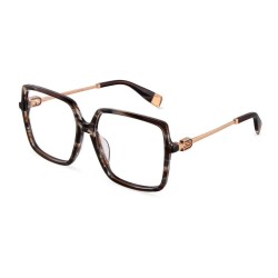 очила,furla,vfu872,5507hi,55x15x140,mm,reading,glasses,brown,(shiny,striped,grey,brown)