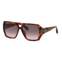 Слънчеви очила Philipp plein SPP238M-600752 60x15x150 mm woman sunglasses - Brown (Shiny Dark Havana) слънчеви,очила,слънчеви,очила,philipp,plein,spp238m,600752,60x15x150,mm,woman,sunglasses,brown,(shiny,dark,havana)