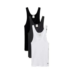 тениска,мъжки,тениски,дамски,тениски,calvin,klein,lv00qs7493,sleeveless,t,shirt,3,units,multicolor,(black,white,charcoal,heather)