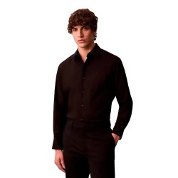 риза,с,дълъг,ръкав,мъжки,ризи,calvin,klein,lv04lb148g,long,sleeve,shirt,brown,(black)