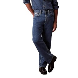 дънки,мъжки,панталони,calvin,klein,jeans,90´s,lv04rd711g,straight,fit,jeans,blue,(ck,med,blue,stone)