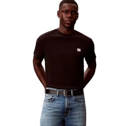 тениска,мъжки,тениски,дамски,тениски,calvin,klein,jeans,classic,waffle,short,sleeve,t,shirt,black,(black)