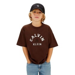 тениска,мъжки,тениски,дамски,тениски,calvin,klein,jeans,ib0ib02637,short,sleeve,t,shirt,brown,(legacy,brown)
