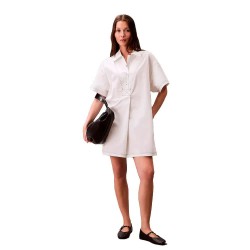 дънки,дамски,поли,и,рокли,calvin,klein,jeans,lv047c016g,dress,white,(white,white)