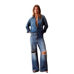 риза,с,дълъг,ръкав,дамски,ризи,calvin,klein,jeans,lv047c783g,linen,long,sleeve,shirt,blue,(daytona)