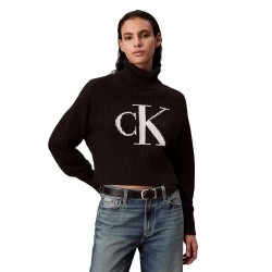 блуза,мъжки,пуловери,дамски,пуловери,calvin,klein,jeans,lv047d349g,high,neck,sweater,black,(black)