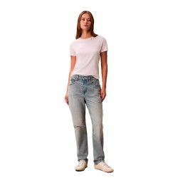 Дънки Calvin klein jeans LV047D722G Mom Fit jeans - Blue (Bowery) дънки,дамски,панталони,calvin,klein,jeans,lv047d722g,mom,fit,jeans,blue,(bowery)