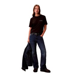 тениска,мъжки,тениски,дамски,тениски,calvin,klein,jeans,lv047e809g,short,sleeve,t,shirt,black,(black)