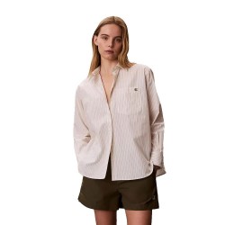 риза,с,дълъг,ръкав,дамски,ризи,мъжки,ризи,calvin,klein,jeans,lv047f103g,relaxed,fit,long,sleeve,shirt,beige,(calico)