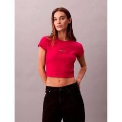 бебешка,тениска,мъжки,тениски,дамски,тениски,calvin,klein,jeans,monogram,baby,short,sleeve,t,shirt,pink,(petunia,pink)