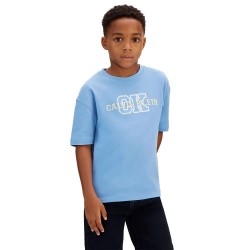 тениска,мъжки,тениски,дамски,тениски,calvin,klein,jeans,varsity,logo,short,sleeve,t,shirt,blue,(provence)