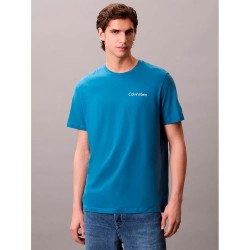 тениска,мъжки,тениски,дамски,тениски,calvin,klein,jeans,word,short,sleeve,t,shirt,blue,(blue,steel)