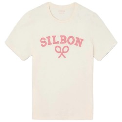 тениска,мъжки,тениски,дамски,тениски,silbon,1010407318,medium,racket,logo,short,sleeve,t,shirt,beige,(cream)