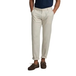 Панталони тип чино Silbon 1020907146 chino pants - White (Beige) панталони,тип,чино,мъжки,панталони,дамски,панталони,silbon,1020907146,chino,pants,white,(beige)