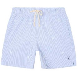 Бански гащета Silbon 1023102325 Fine Stripes swimming shorts - Blue (Light Blue) бански,гащета,мъжки,бански,костюми,silbon,1023102325,fine,stripes,swimming,shorts,blue,(light,blue)