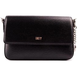 чанта,за,през,рамо,всички,чанти,dkny,bryant,park,md,flap,shoulder,bag,black,(black,gold)
