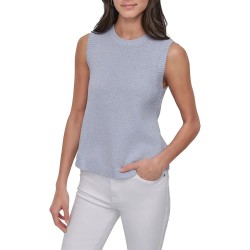 блуза,мъжки,пуловери,дамски,пуловери,dkny,dw7000003,sleeveless,sweater,blue,(frost,blue)