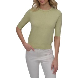 блуза,мъжки,пуловери,дамски,пуловери,dkny,dw7000058,short,sleeve,sweater,beige,green,(lt,lime)