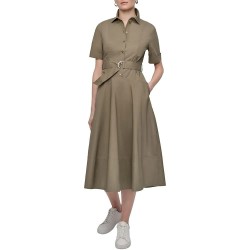 рокля,дамски,поли,и,рокли,dkny,dw9500594,dress,green,(utility,green)