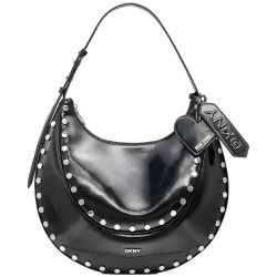 чанта,за,през,рамо,всички,чанти,dkny,sadie,shoulder,bag,black,(black,silver)