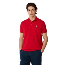 Façonnable Birdie Pima Piq short sleeve polo - Red (Breton Red) дамски,блузи,с,яка,мъжки,блузи,с,яка,façonnable,birdie,pima,piq,short,sleeve,polo,red,(breton,red)