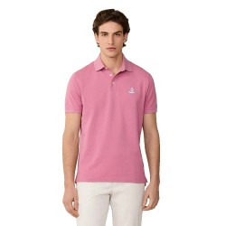 Façonnable Birdie Pima Piq short sleeve polo - Pink (Salsa Red) дамски,блузи,с,яка,мъжки,блузи,с,яка,façonnable,birdie,pima,piq,short,sleeve,polo,pink,(salsa,red)