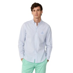 риза,с,дълъг,ръкав,дамски,ризи,мъжки,ризи,façonnable,cl,bd,bi,oxf,strp,long,sleeve,shirt,blue,(horizon,blue)