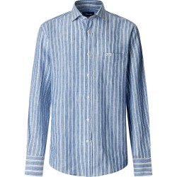 риза,с,дълъг,ръкав,дамски,ризи,мъжки,ризи,façonnable,fm302181,linen,long,sleeve,shirt,blue,(regal,blue)