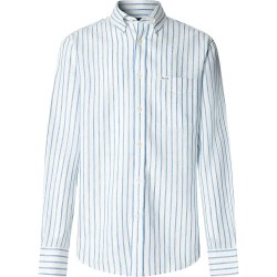 риза,с,дълъг,ръкав,дамски,ризи,мъжки,ризи,façonnable,fm302201,linen,long,sleeve,shirt,blue,(horizon,blue)