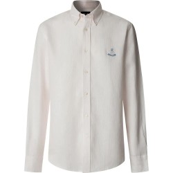 риза,с,дълъг,ръкав,дамски,ризи,мъжки,ризи,façonnable,fm302206,linen,long,sleeve,shirt,white,(dusk,purple)