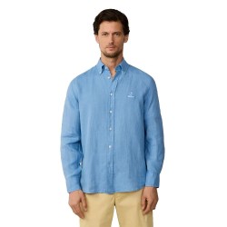 риза,с,дълъг,ръкав,дамски,ризи,мъжки,ризи,façonnable,fm302207,linen,long,sleeve,shirt,blue,(chambray,blue)