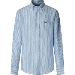 риза,с,дълъг,ръкав,дамски,ризи,мъжки,ризи,façonnable,fm302239,linen,long,sleeve,shirt,blue,(horizon,blue)