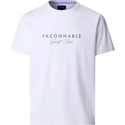Тениска Façonnable Yacht Club short sleeve T-shirt - White (White) тениска,мъжки,тениски,дамски,тениски,façonnable,yacht,club,short,sleeve,t,shirt,white,(white)