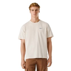 Тениска Pepe jeans Contrast Connor short sleeve T-shirt - White (Ivory White) тениска,мъжки,тениски,дамски,тениски,pepe,jeans,contrast,connor,short,sleeve,t,shirt,white,(ivory,white)