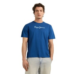 Тениска Pepe jeans Eggo short sleeve T-shirt - Blue (Ink Blue) тениска,мъжки,тениски,дамски,тениски,pepe,jeans,eggo,short,sleeve,t,shirt,blue,(ink,blue)