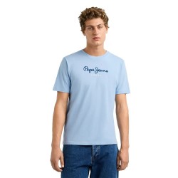 Тениска Pepe jeans Eggo short sleeve T-shirt - Blue (Soho Blue) тениска,мъжки,тениски,дамски,тениски,pepe,jeans,eggo,short,sleeve,t,shirt,blue,(soho,blue)