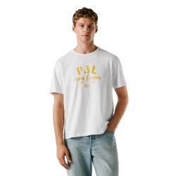 Тениска Pepe jeans Gunner short sleeve T-shirt - White (White) тениска,мъжки,тениски,дамски,тениски,pepe,jeans,gunner,short,sleeve,t,shirt,white,(white)