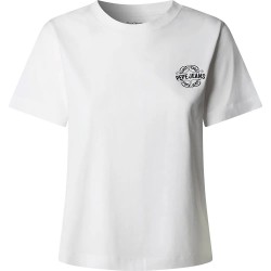 тениска,мъжки,тениски,дамски,тениски,pepe,jeans,natalia,short,sleeve,t,shirt,white,(white)