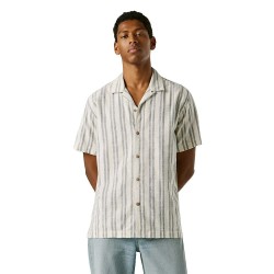 риза,с,къс,ръкав,дамски,ризи,мъжки,ризи,pepe,jeans,pershore,short,sleeve,shirt,beige,(ivory,white)