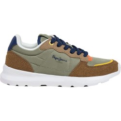 Маратонки Pepe jeans Teagan Bass trainers - Green (Dark Olive Green) маратонки,мъжки,маратонки,дамски,маратонки,pepe,jeans,teagan,bass,trainers,green,(dark,olive,green)