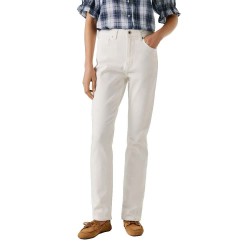 Pepe jeans Violet Tapered Fit high waist jeans - White (Clean White) мъжки,панталони,дамски,панталони,pepe,jeans,violet,tapered,fit,high,waist,jeans,white,(clean,white)