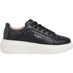 Маратонки Pepe jeans Yara Choice trainers - Black (Black) маратонки,мъжки,маратонки,дамски,маратонки,pepe,jeans,yara,choice,trainers,black,(black)