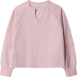 Блуза Pepe jeans Gabelle sweatshirt - Pink (Soft Pink) блуза,детски,блузи,pepe,jeans,gabelle,sweatshirt,pink,(soft,pink)