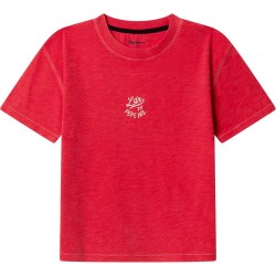Тениска Pepe jeans Stone short sleeve T-shirt - Red (Royal Red) тениска,мъжки,тениски,дамски,тениски,pepe,jeans,stone,short,sleeve,t,shirt,red,(royal,red)