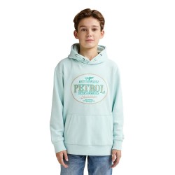 Суичър Petrol industries B-1060-SWH300 hoodie - Blue (Cool Mint) суичър,детски,блузи,petrol,industries,b,1060,swh300,hoodie,blue,(cool,mint)