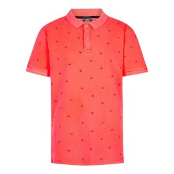Petrol industries B-2060-POL921 short sleeve polo - Orange (Fiery Coral) дамски,блузи,с,яка,мъжки,блузи,с,яка,petrol,industries,b,2060,pol921,short,sleeve,polo,orange,(fiery,coral)