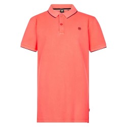 Petrol industries B-2060-POL961 short sleeve polo - Orange (Fiery Coral) дамски,блузи,с,яка,мъжки,блузи,с,яка,petrol,industries,b,2060,pol961,short,sleeve,polo,orange,(fiery,coral)