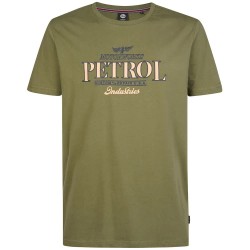 Тениска Petrol industries M-1060-TSR060 short sleeve T-shirt - Green (Dusty Army) тениска,мъжки,тениски,дамски,тениски,petrol,industries,m,1060,tsr060,short,sleeve,t,shirt,green,(dusty,army)